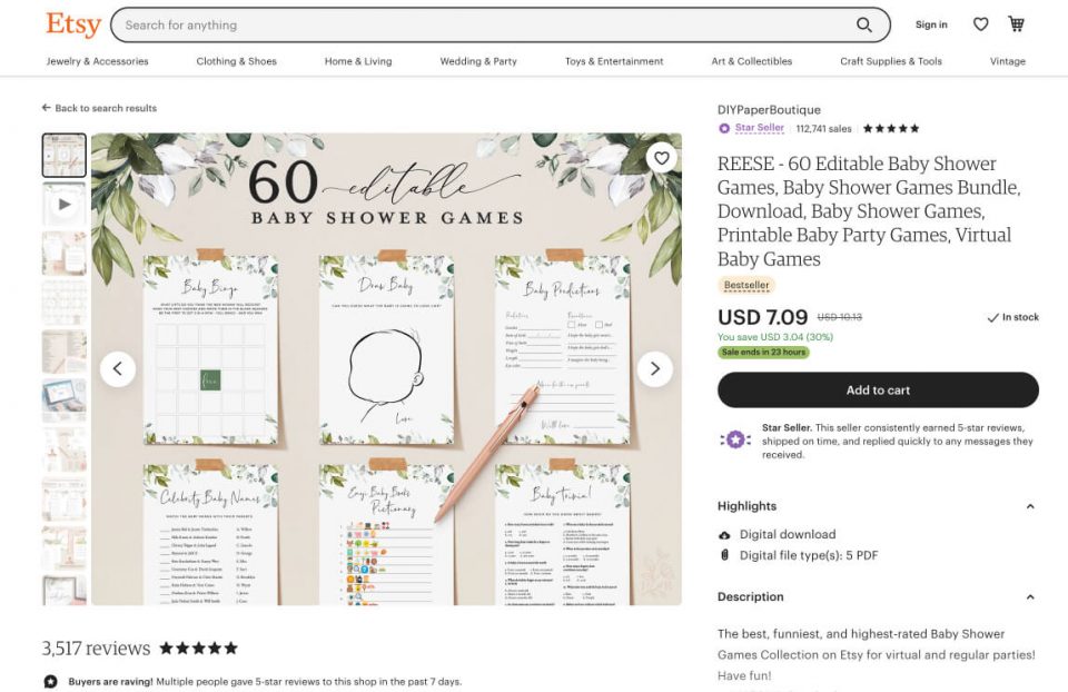 35 Best-Selling Printables on Etsy (That Practically Sell Themselves)