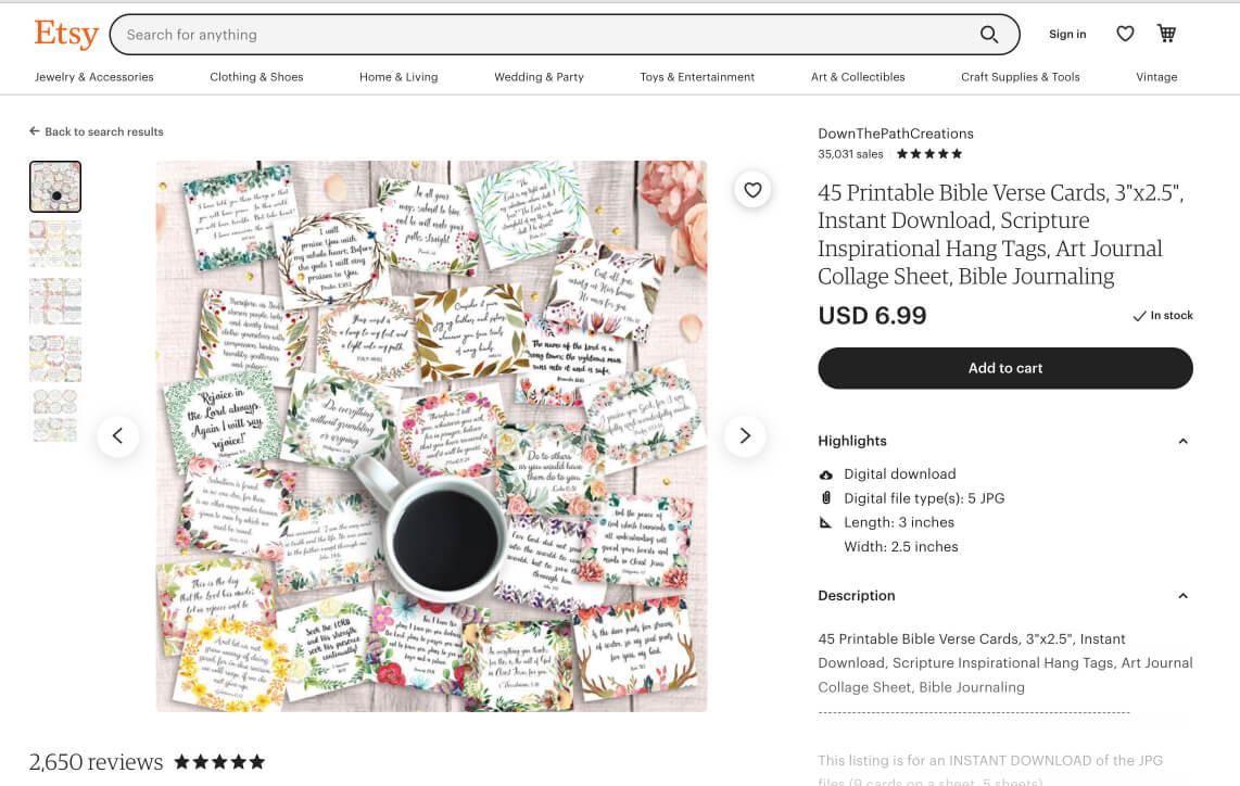 35 Best-Selling Printables on Etsy (That Practically Sell Themselves)