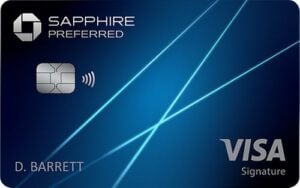 image of chase sapphire preferred card